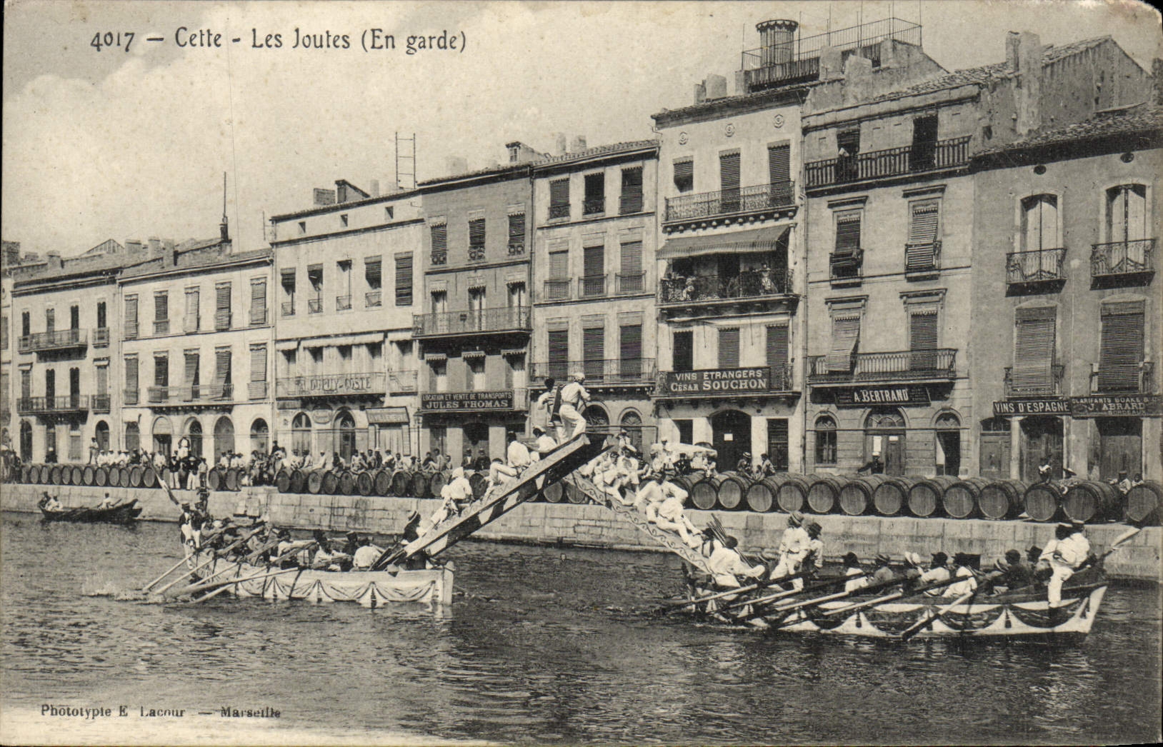 Vintage Postcard This Tournaments In guard