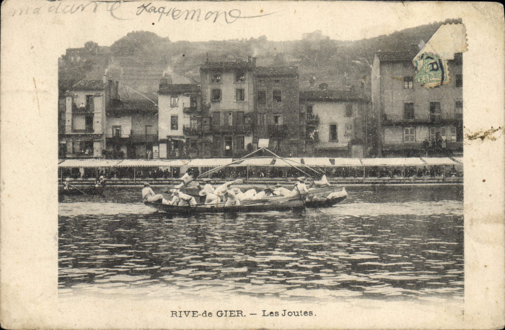 CPA Rive de Gier les joutes 