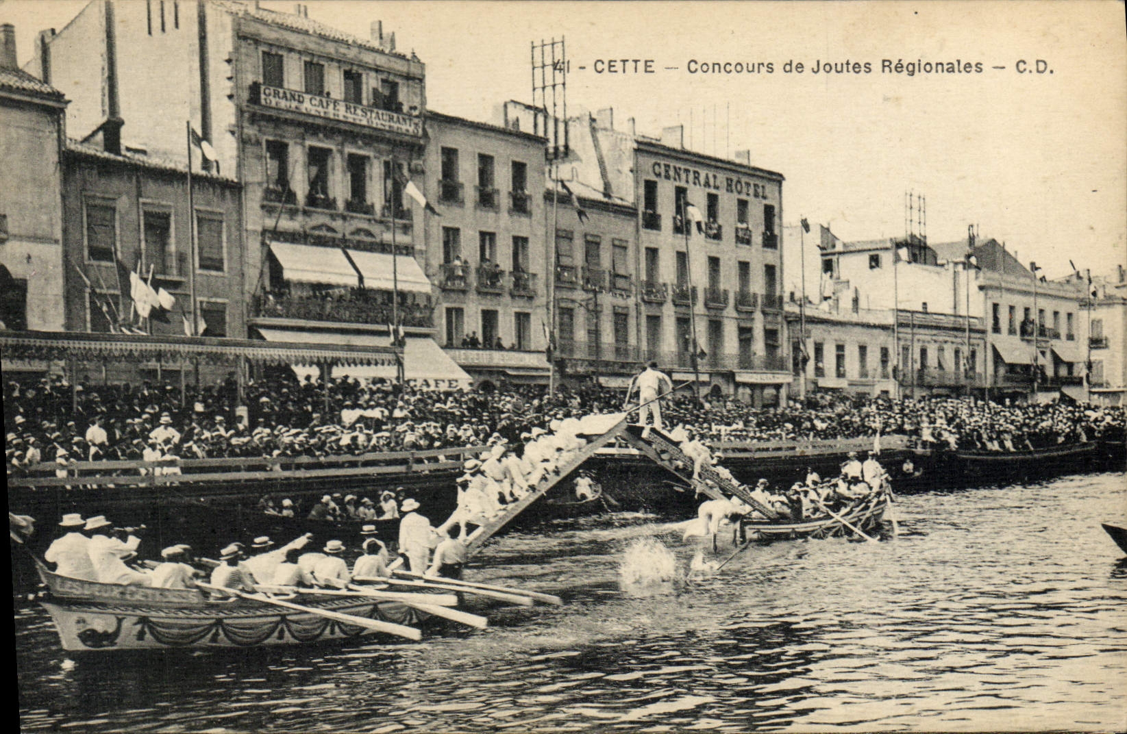 CPA Cette Concours de joutes regionales 
