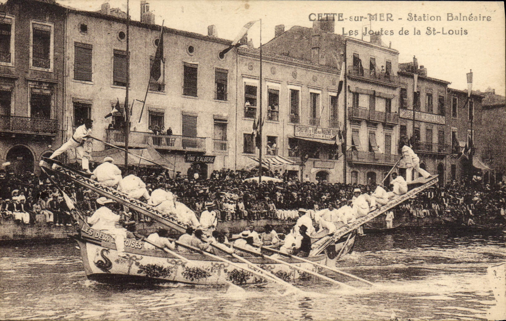 CPA Cette Les joutes de la St Louis 