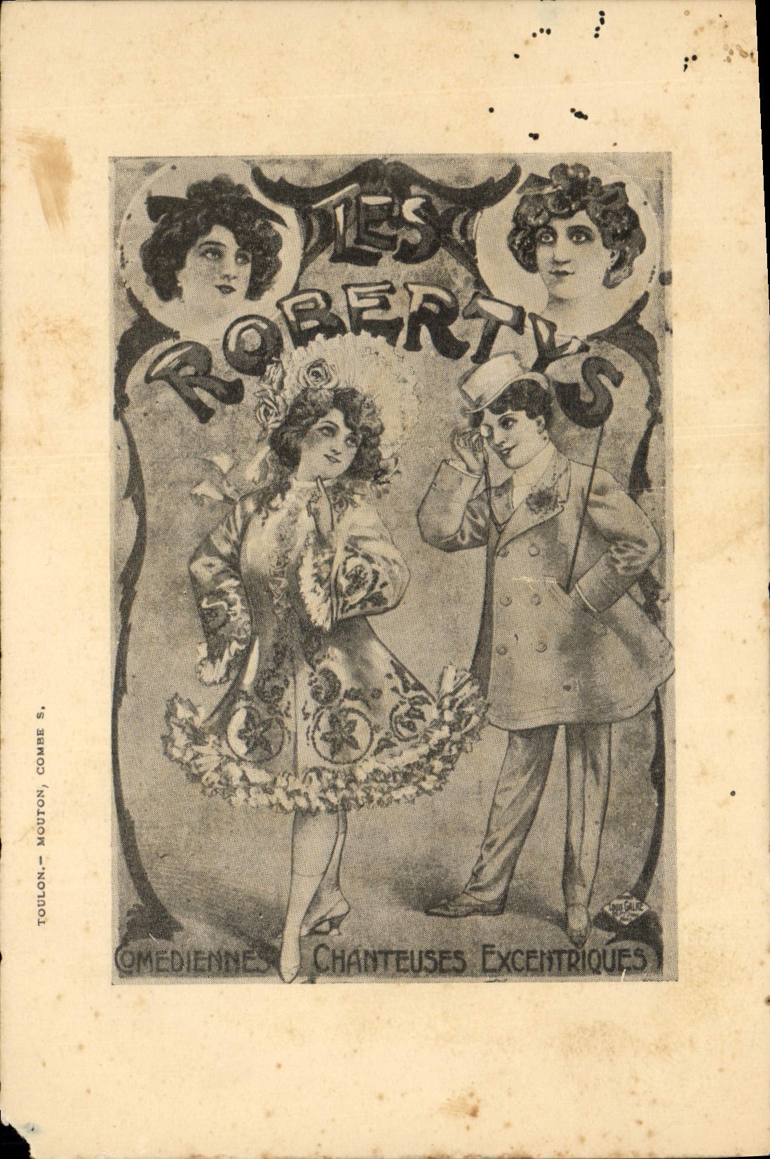 Eccentric Vintage Postcards Singers Robertys