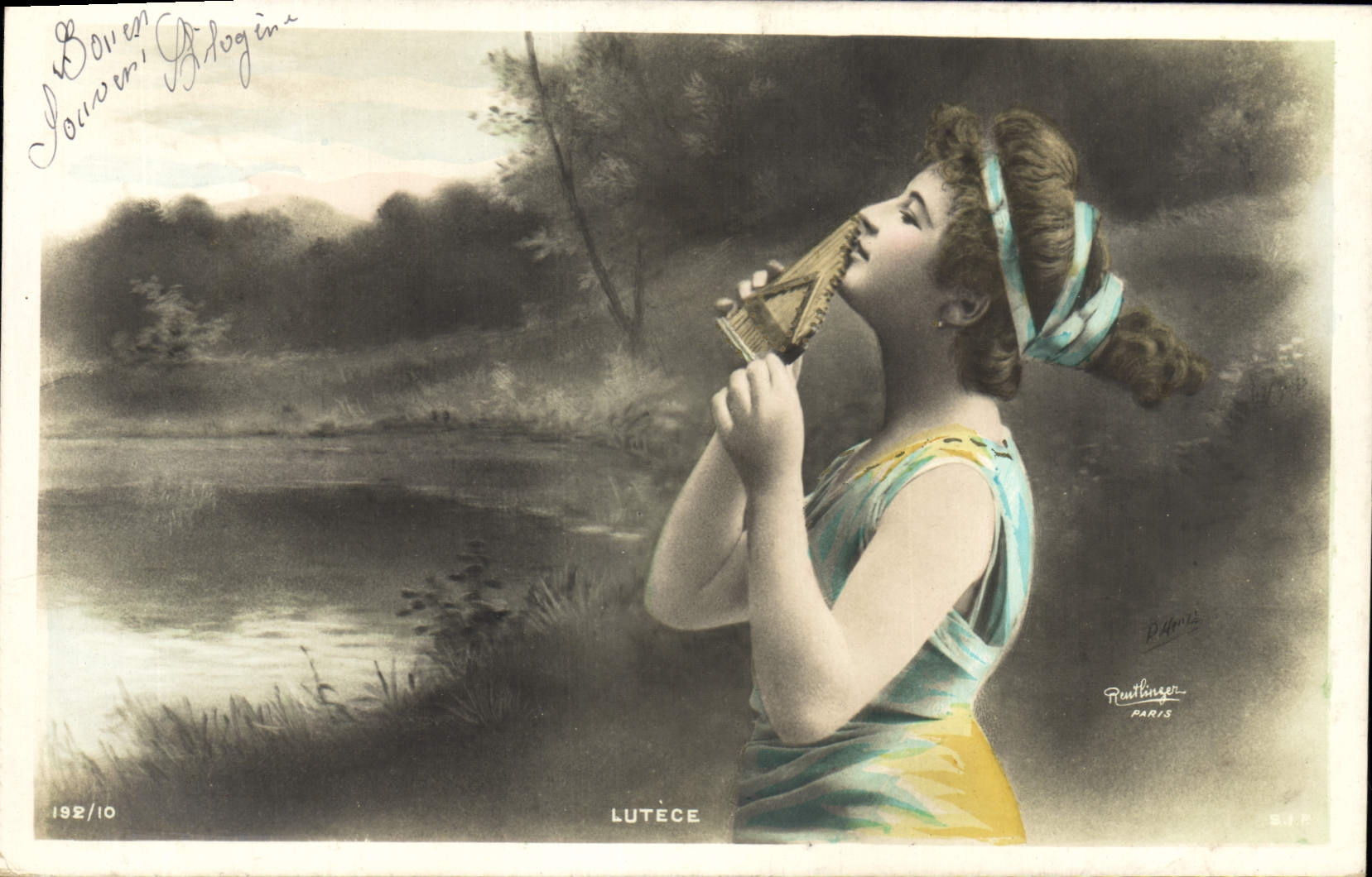 Vintage Postcard Lutece