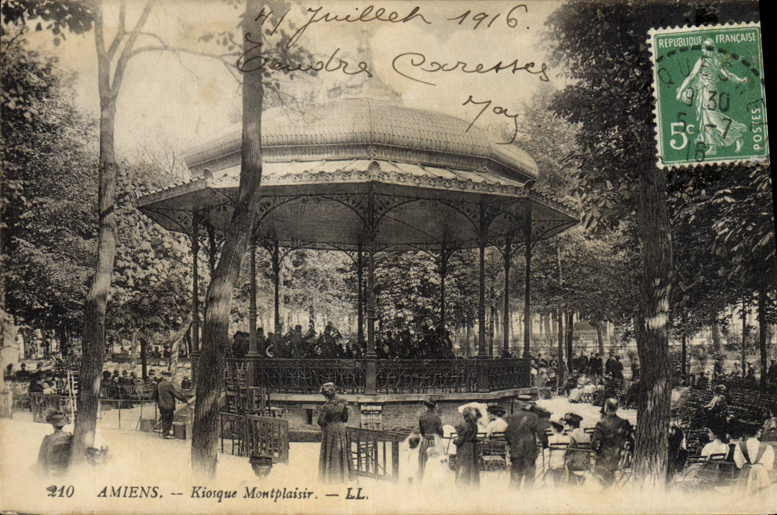 CPA Amiens Kiosque Montplaisir 