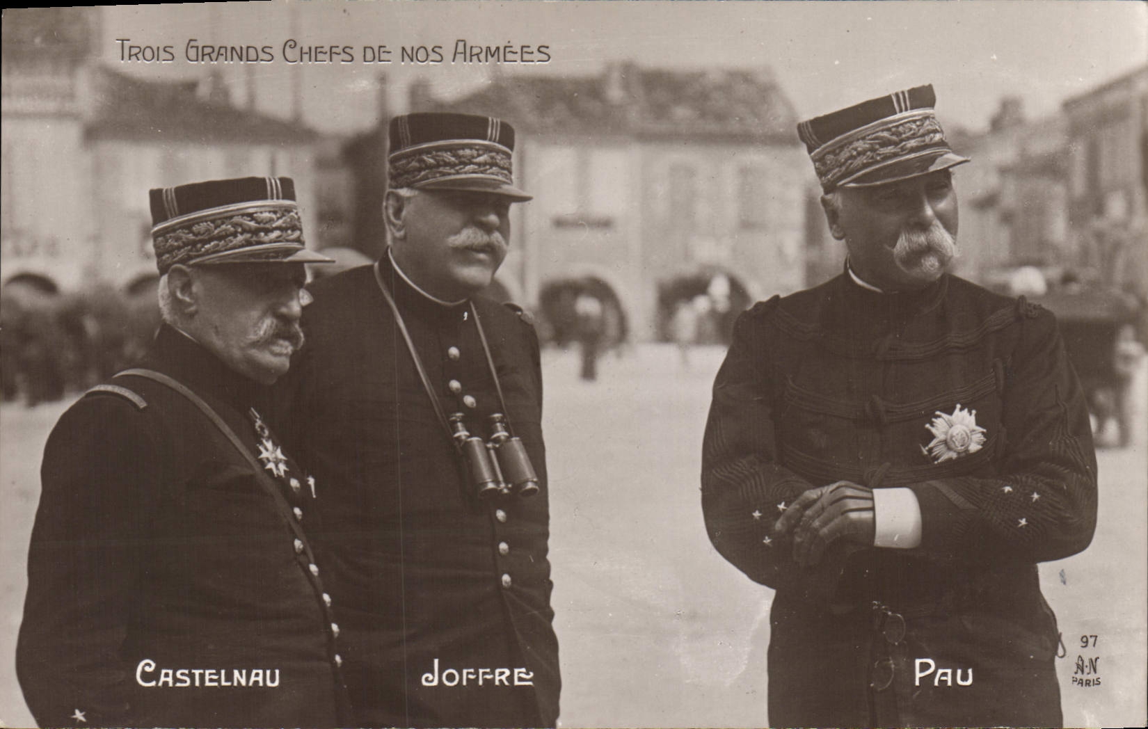 CPA Militaria Castelnau Joffre Pau