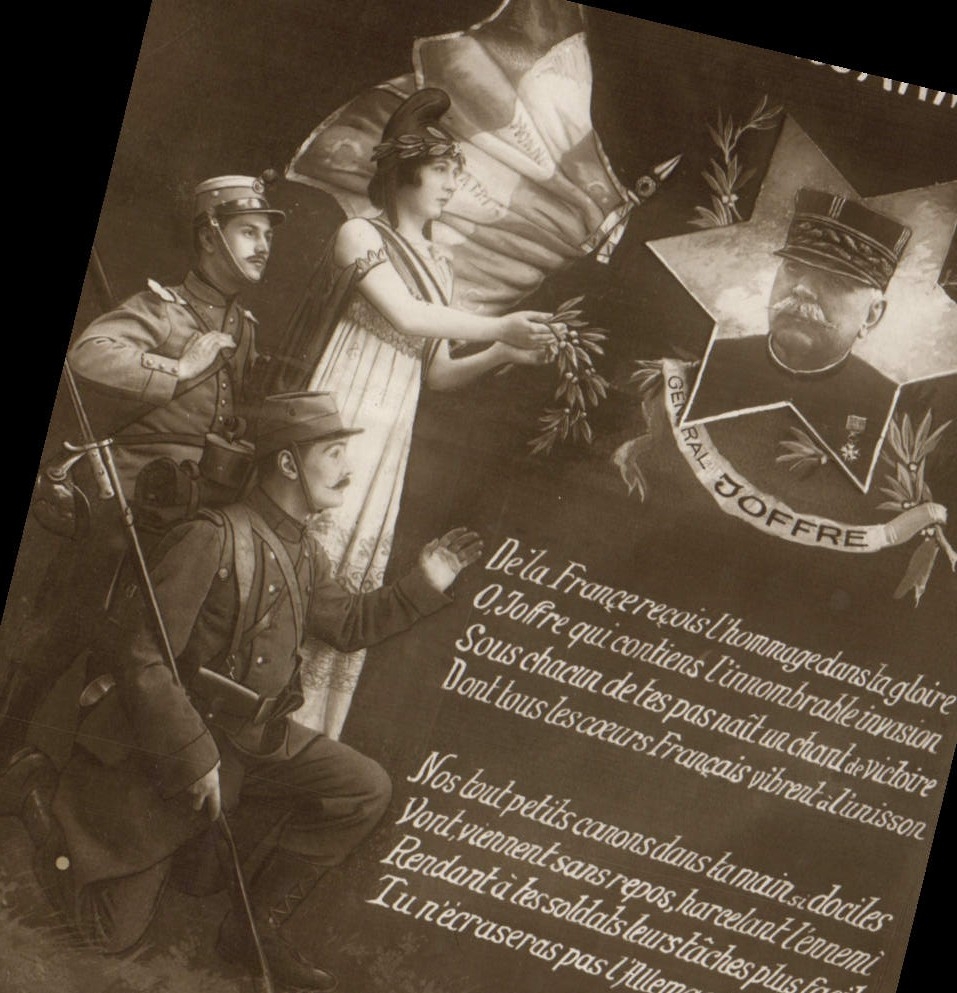 CPA Militaria L'etoile de la France et de nos armees Joffre