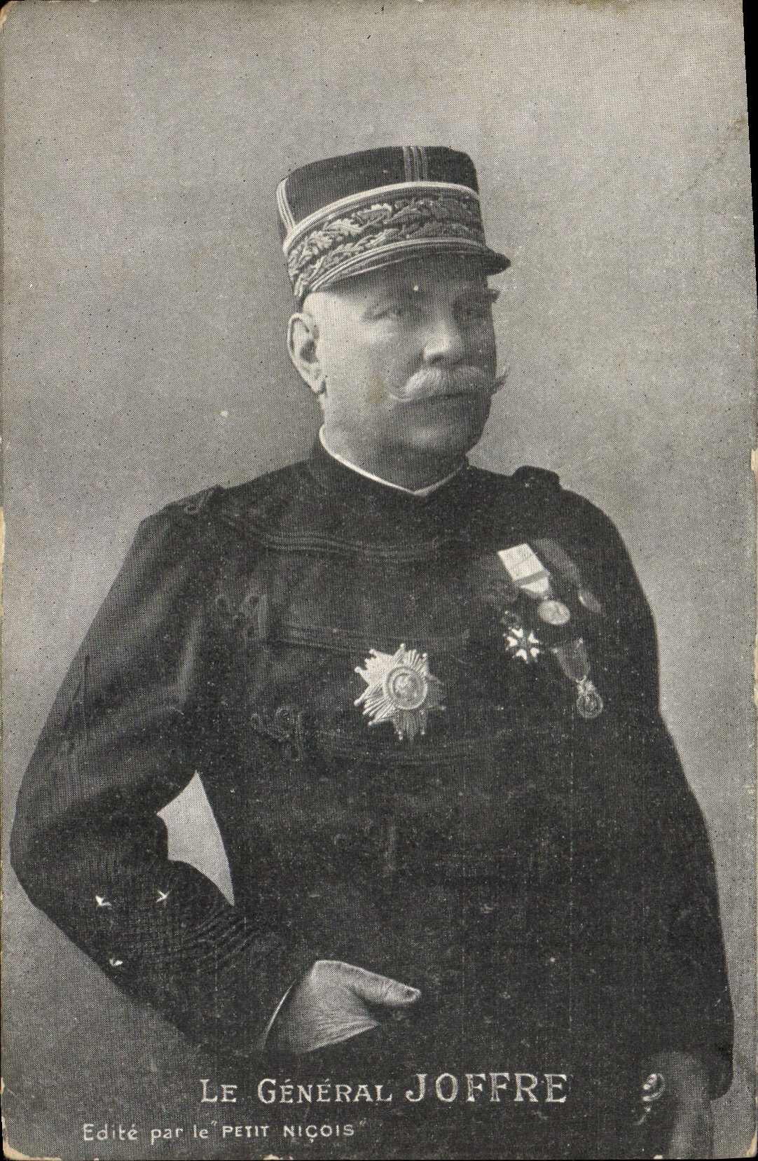 Vintage Postcard Militaria general Joffre