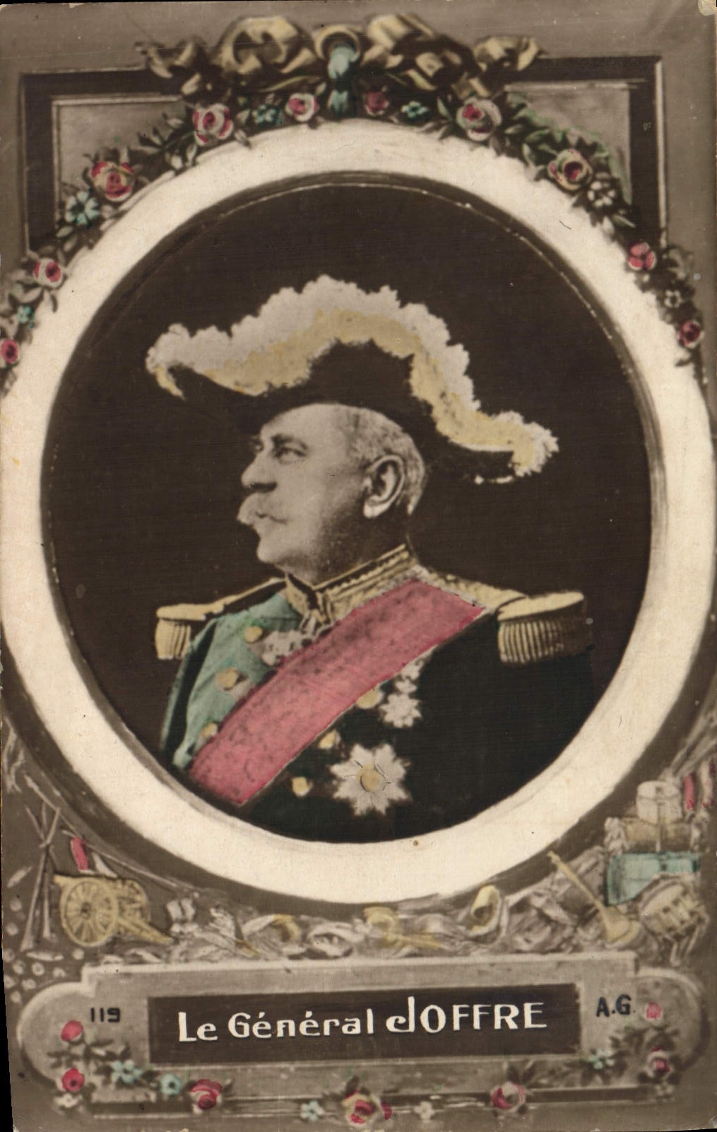CPA Militaria Le general Joffre