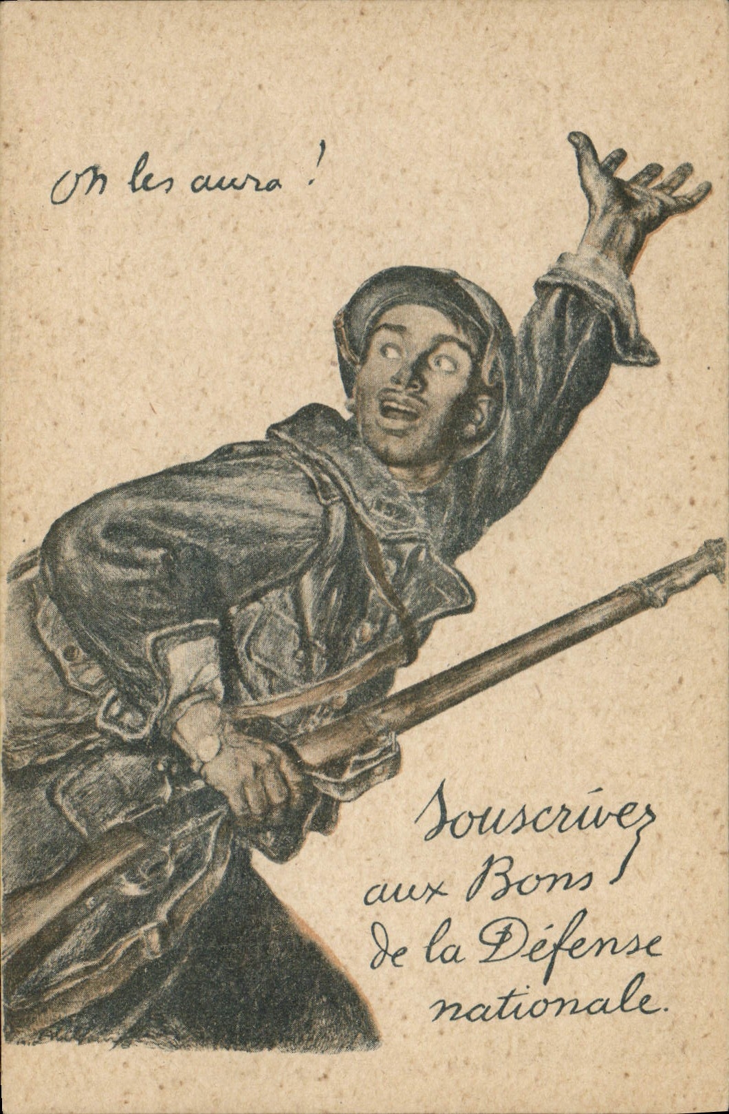 CPA Militaria On les aura ! 