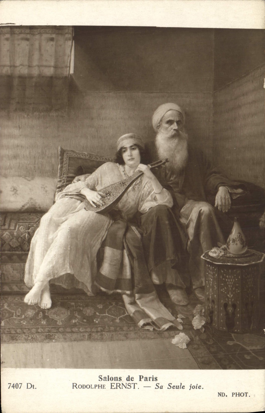 CPA Salons de Paris Rodolphe Ernst Sa seule joie 