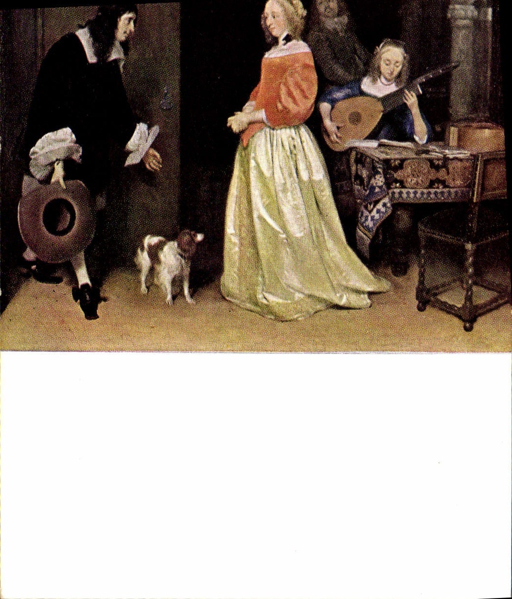 CPA The suitor's visit Ter Borch Mellon Collection 