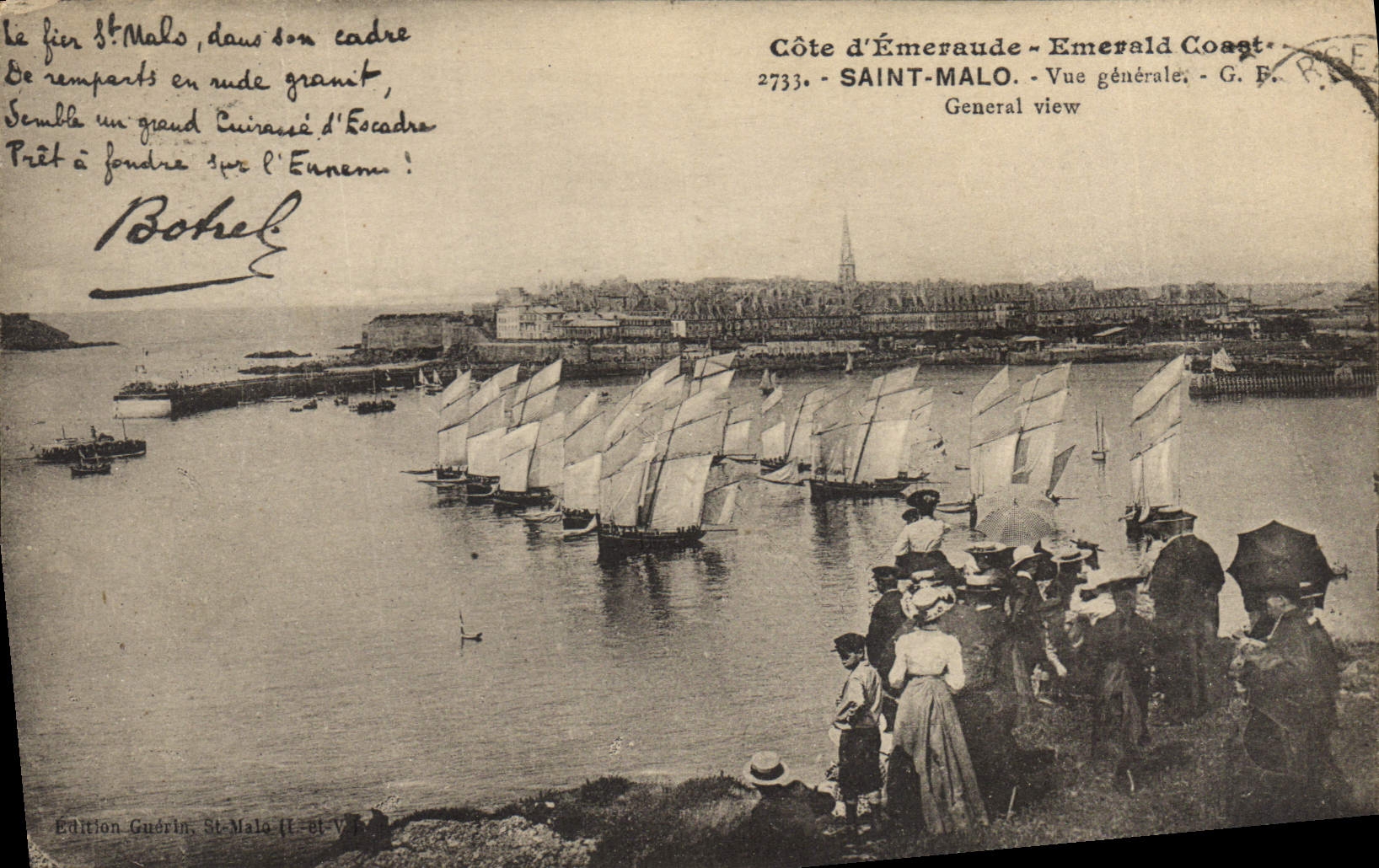 Vintage Postcard Malo Saint Seen general