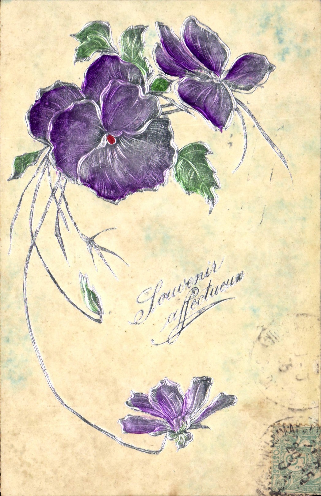 CPA Fantaisie Fleurs 