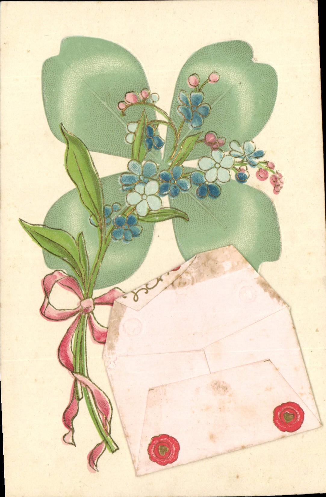 CPA Fantaisie Fleurs 