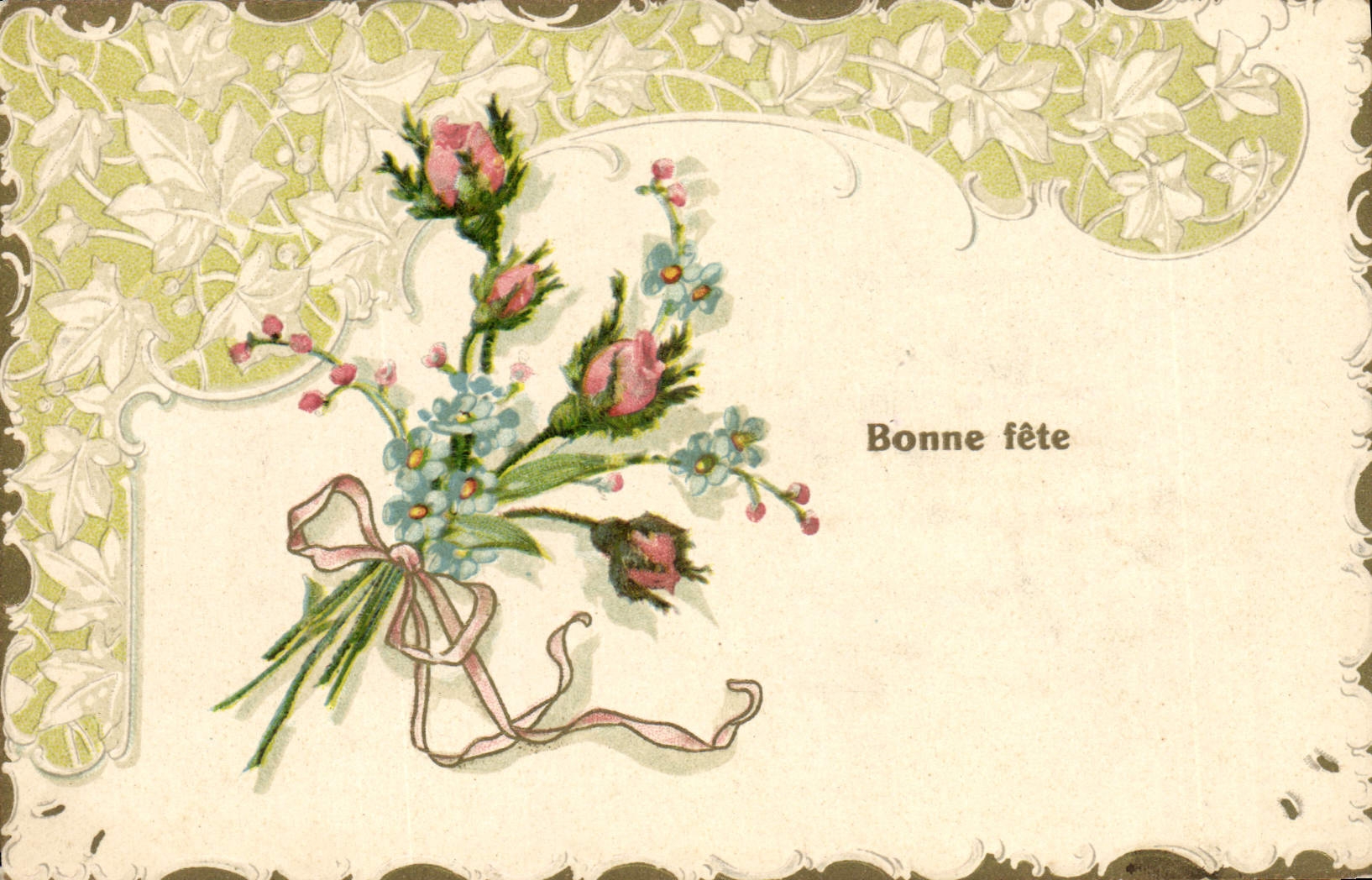 CPA Fantaisie Fleurs 