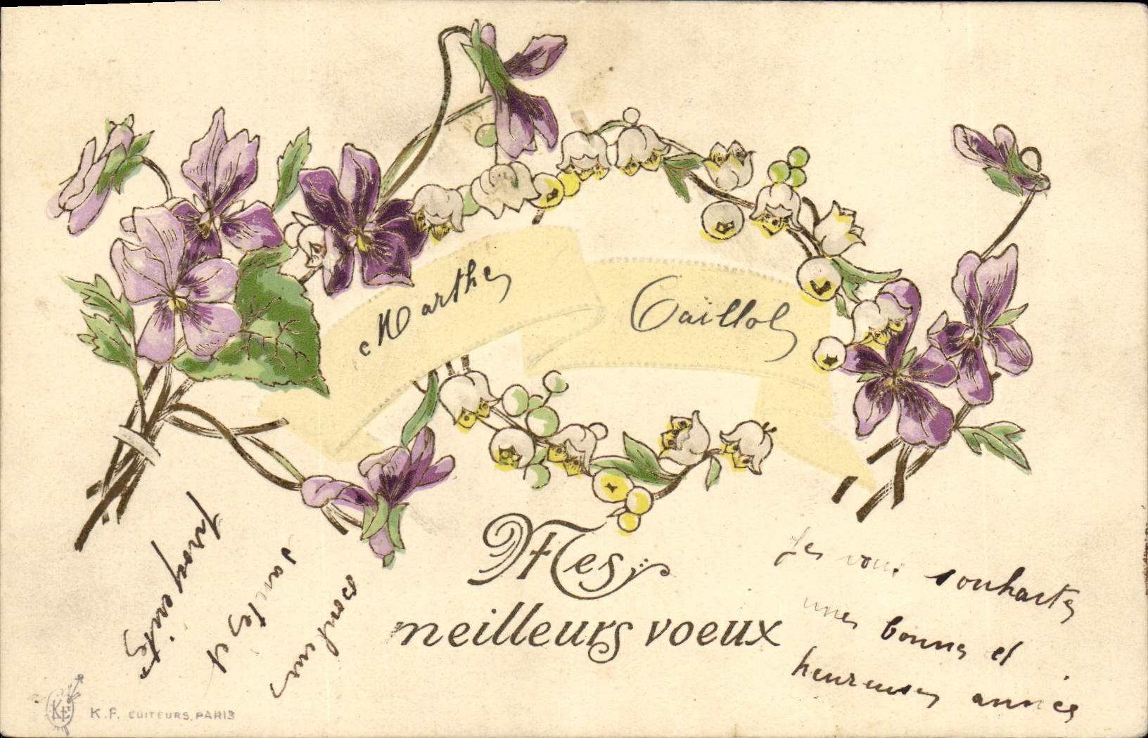 CPA Fantaisie Fleurs 