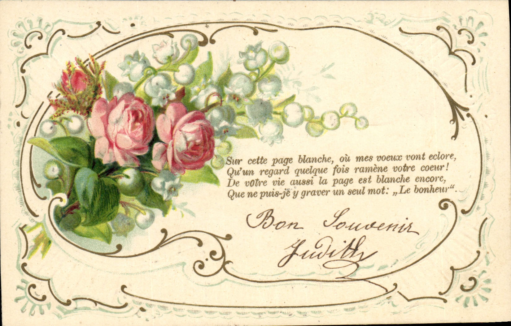 CPA Fantaisie Fleurs 