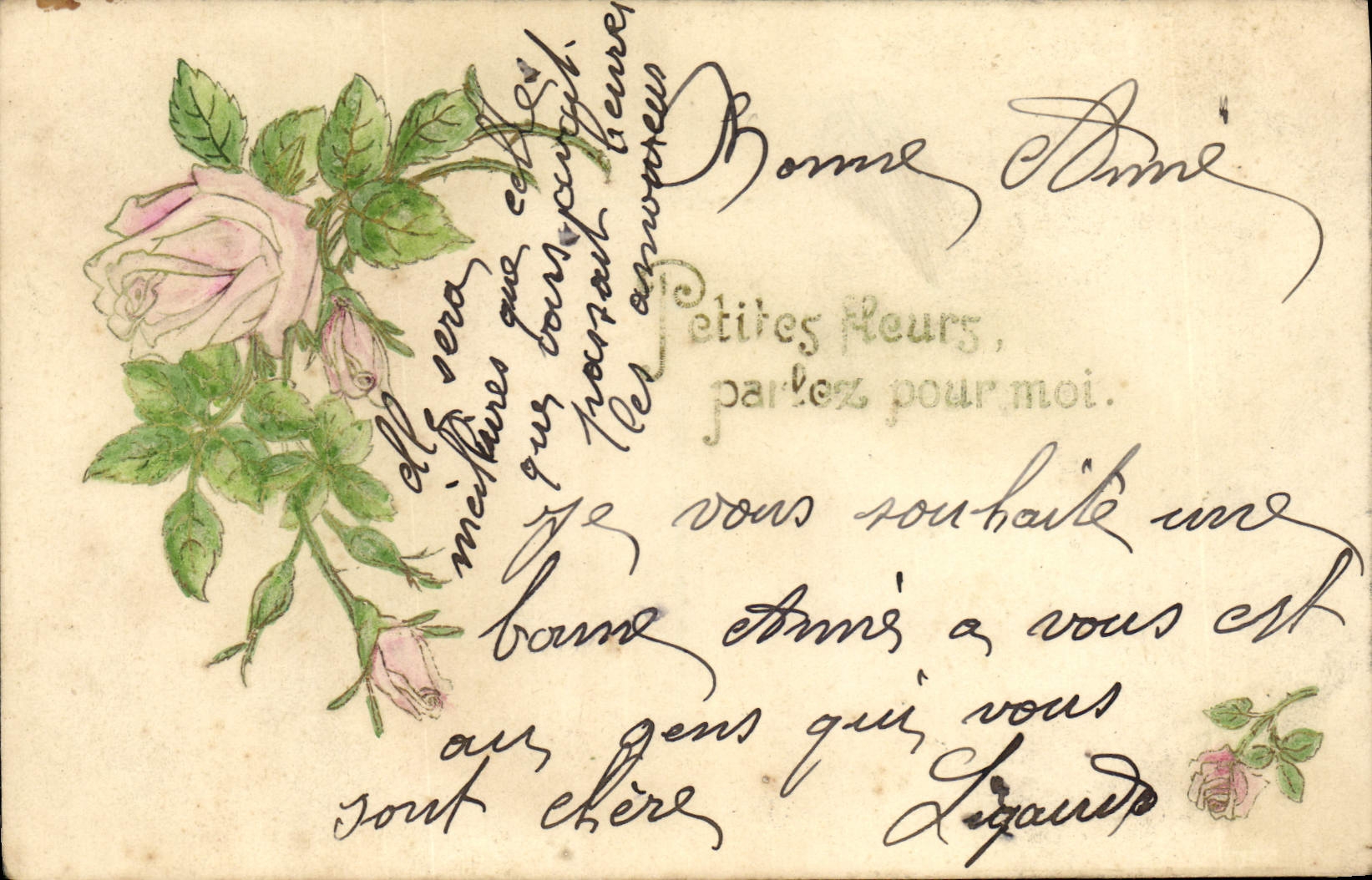 CPA Fantaisie Fleurs 
