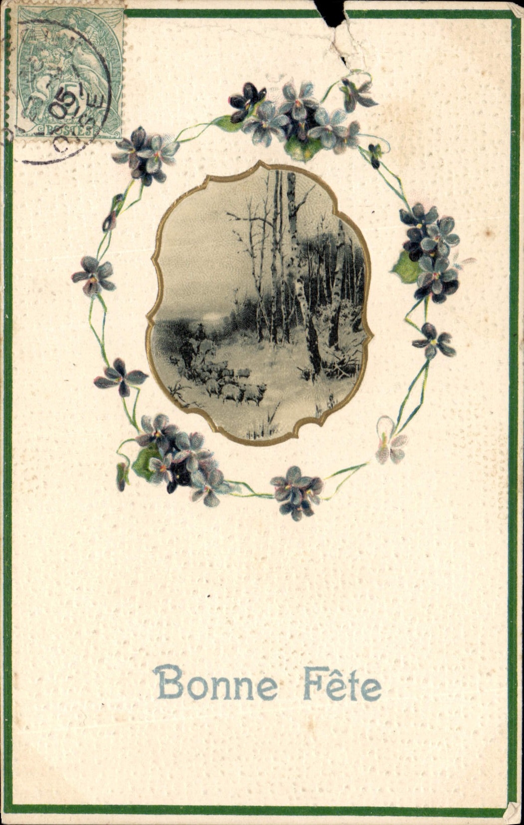 CPA Fantaisie Fleurs 