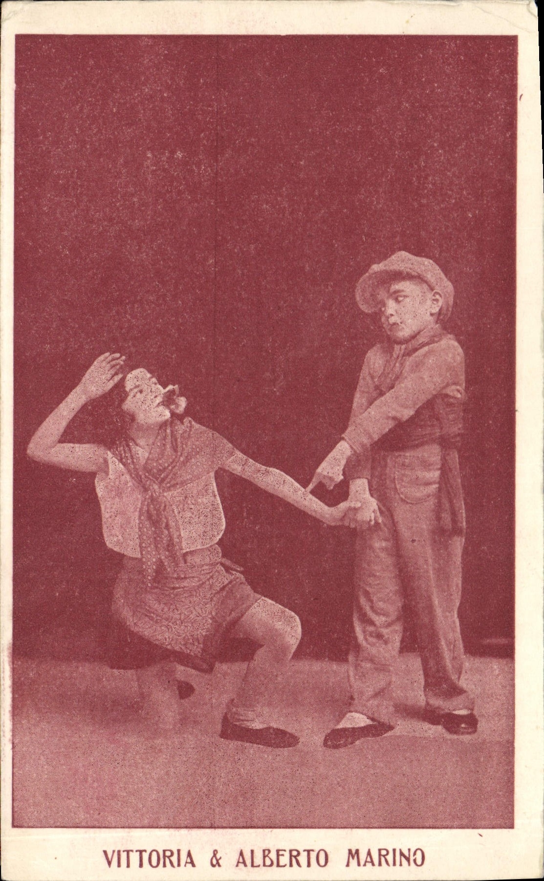 Vintage Postcard Victoria and Alberto Marino