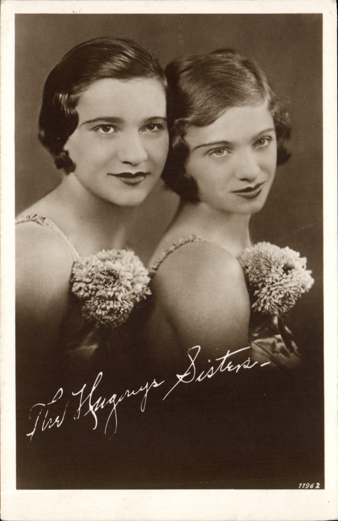 Vintage Postcard Sisters Artists