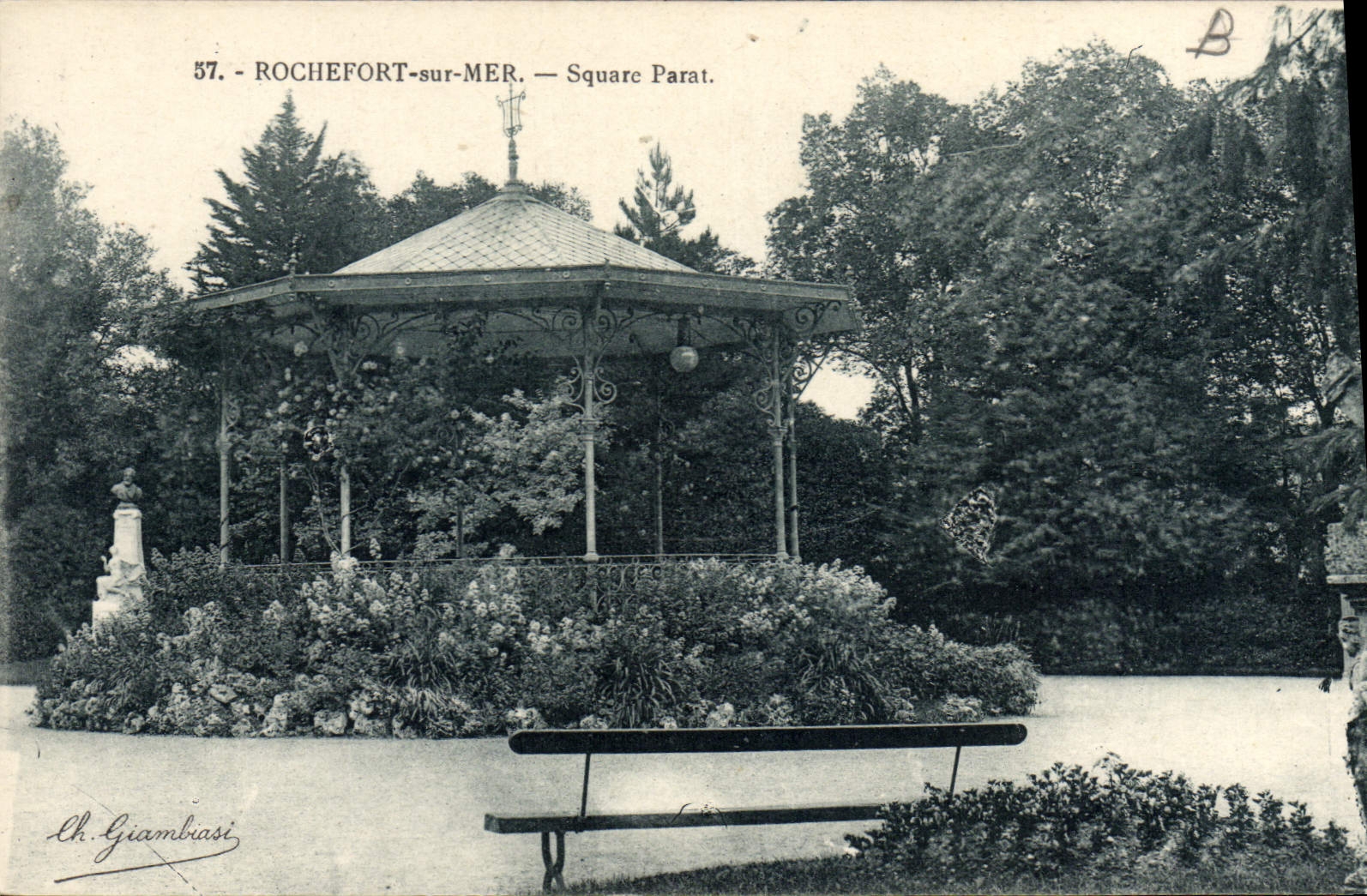 CPA Kiosque Rochefort sur Mer Square Parat