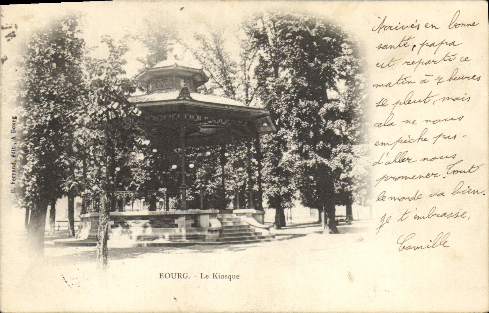 CPA Kiosque Bourg 