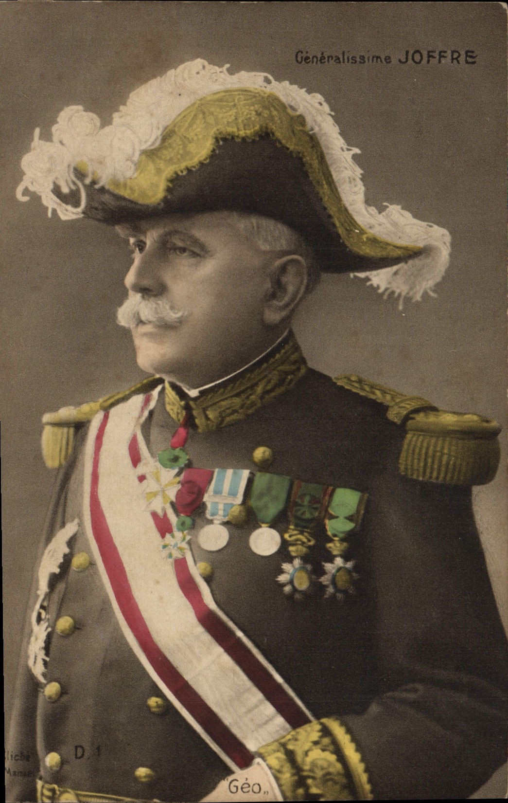 CPA Militaria Generalissime Joffre