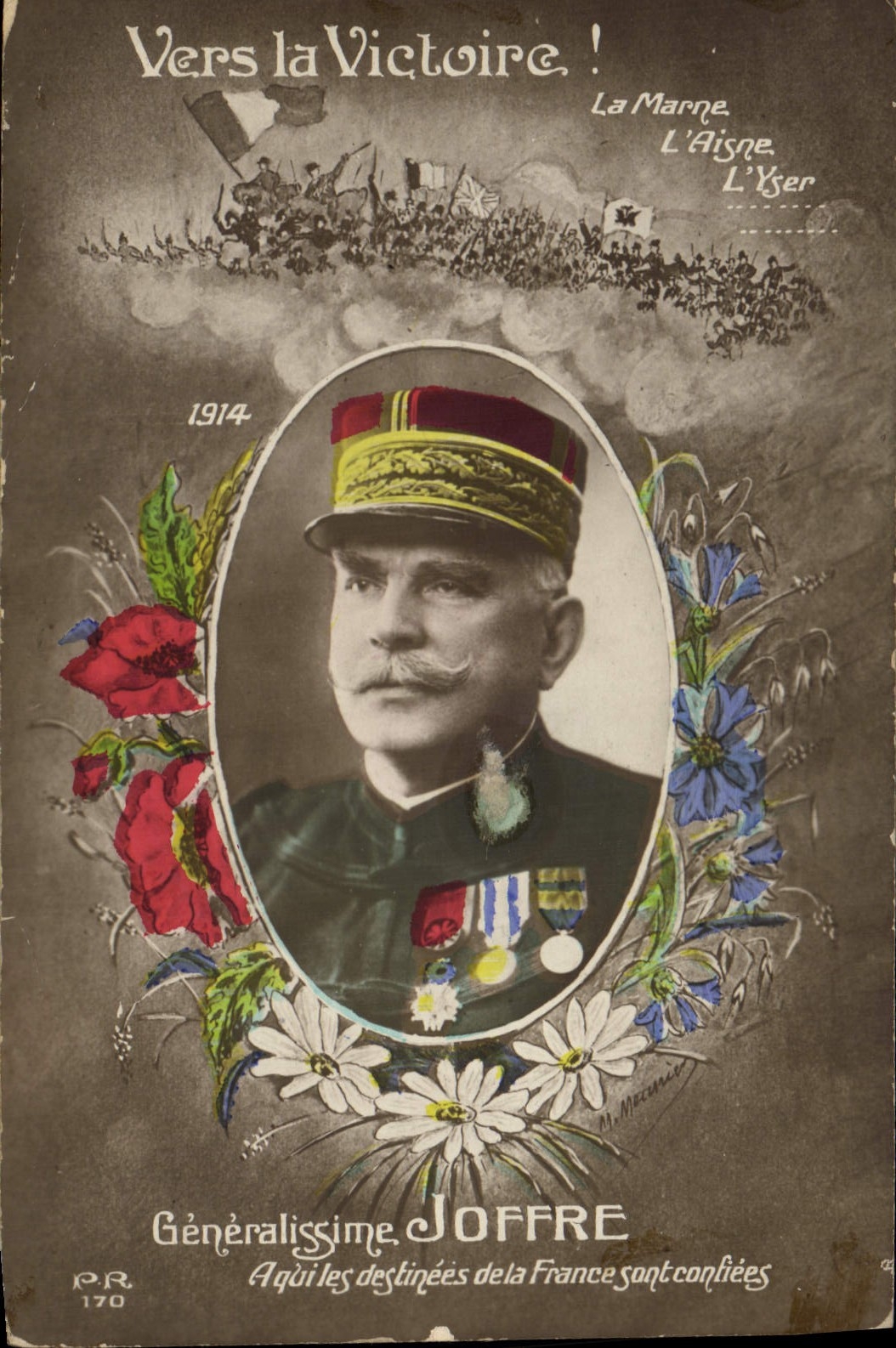 CPA Militaria General Joffre 