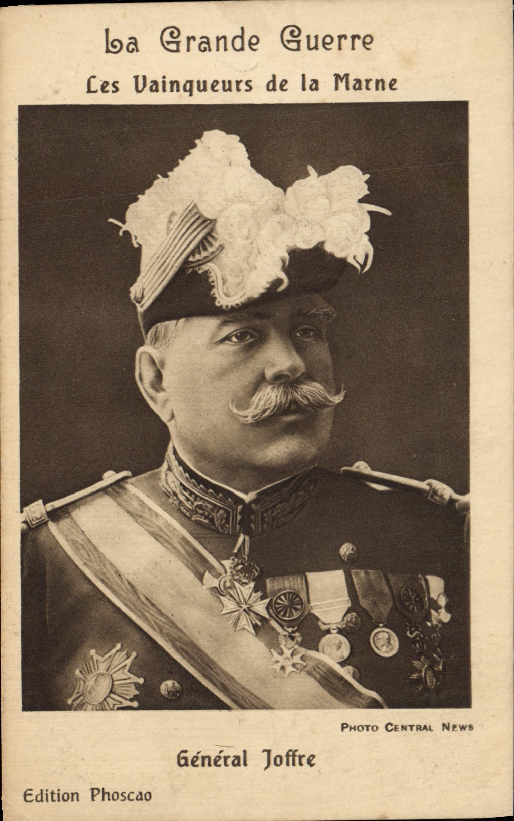 CPA Militaria General Joffre Les Vainqueurs de la Marne 