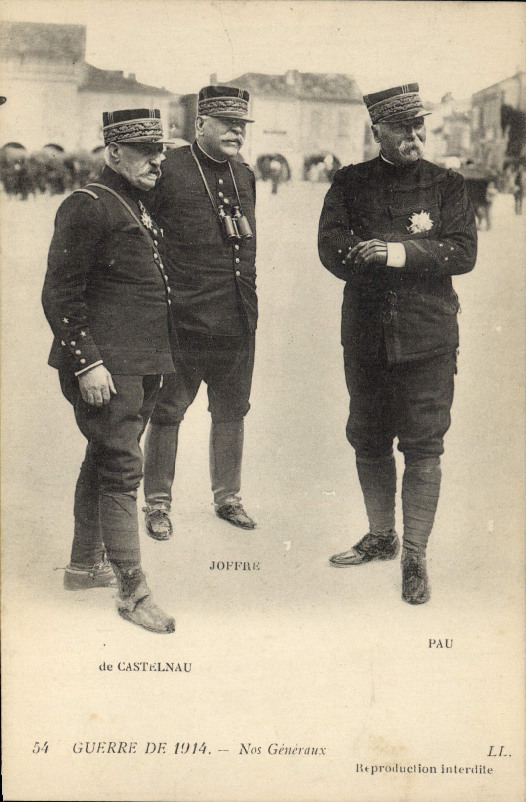 CPA Militaria De Castelnau Joffre Pau