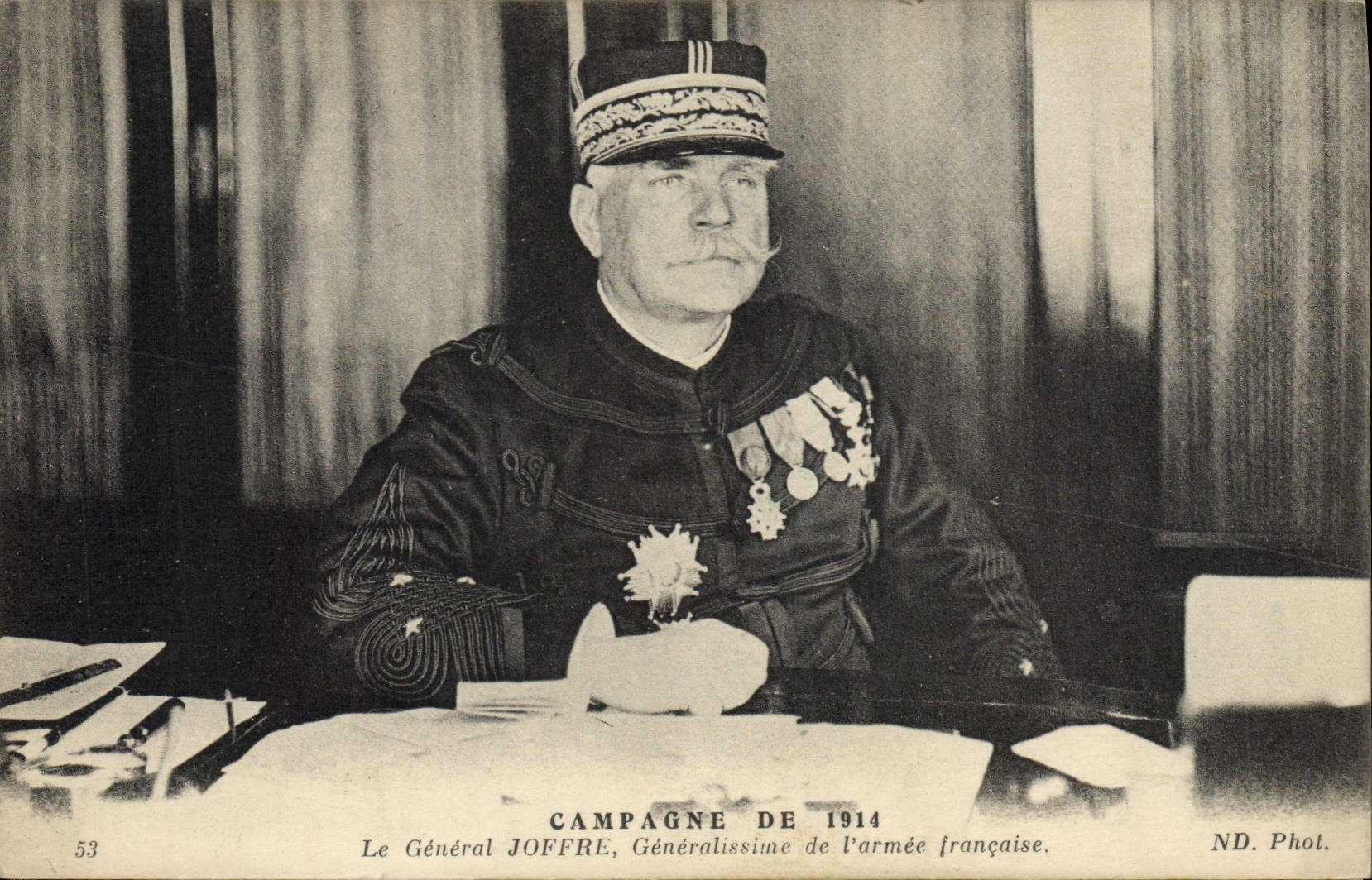 CPA Militaria Le General Joffre Generalissime de l'armee francaise
