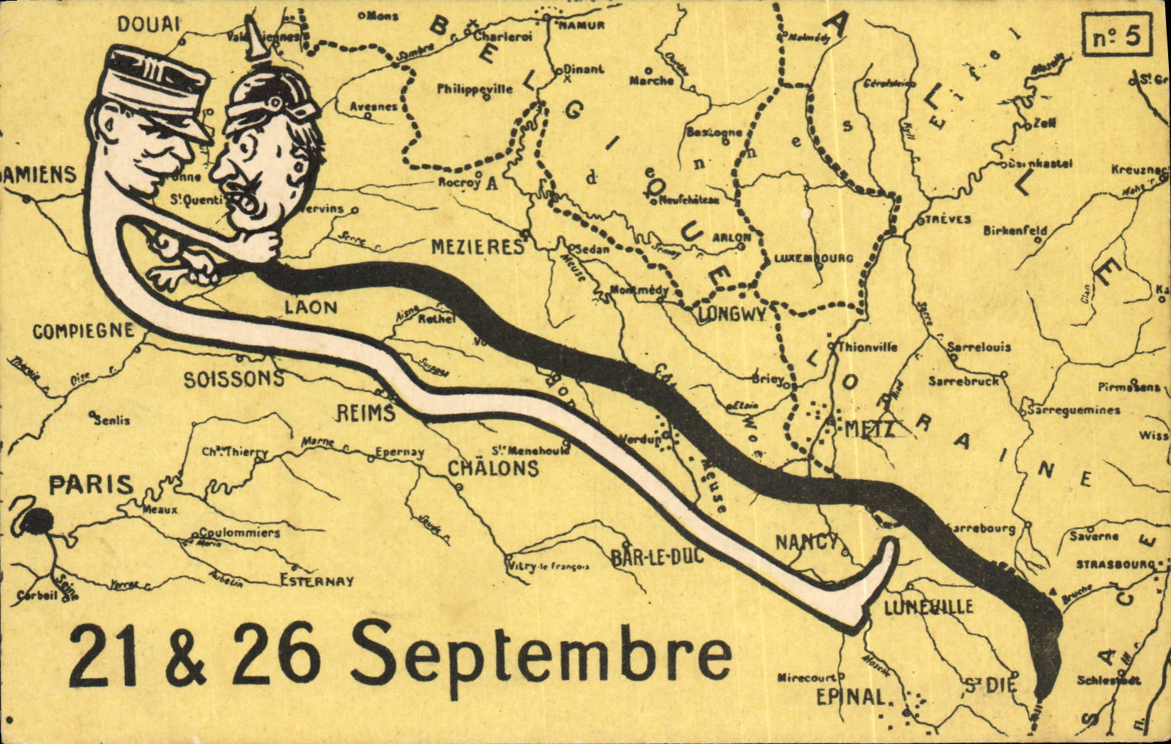 Vintage Postcard Militaria 21 & September 26th