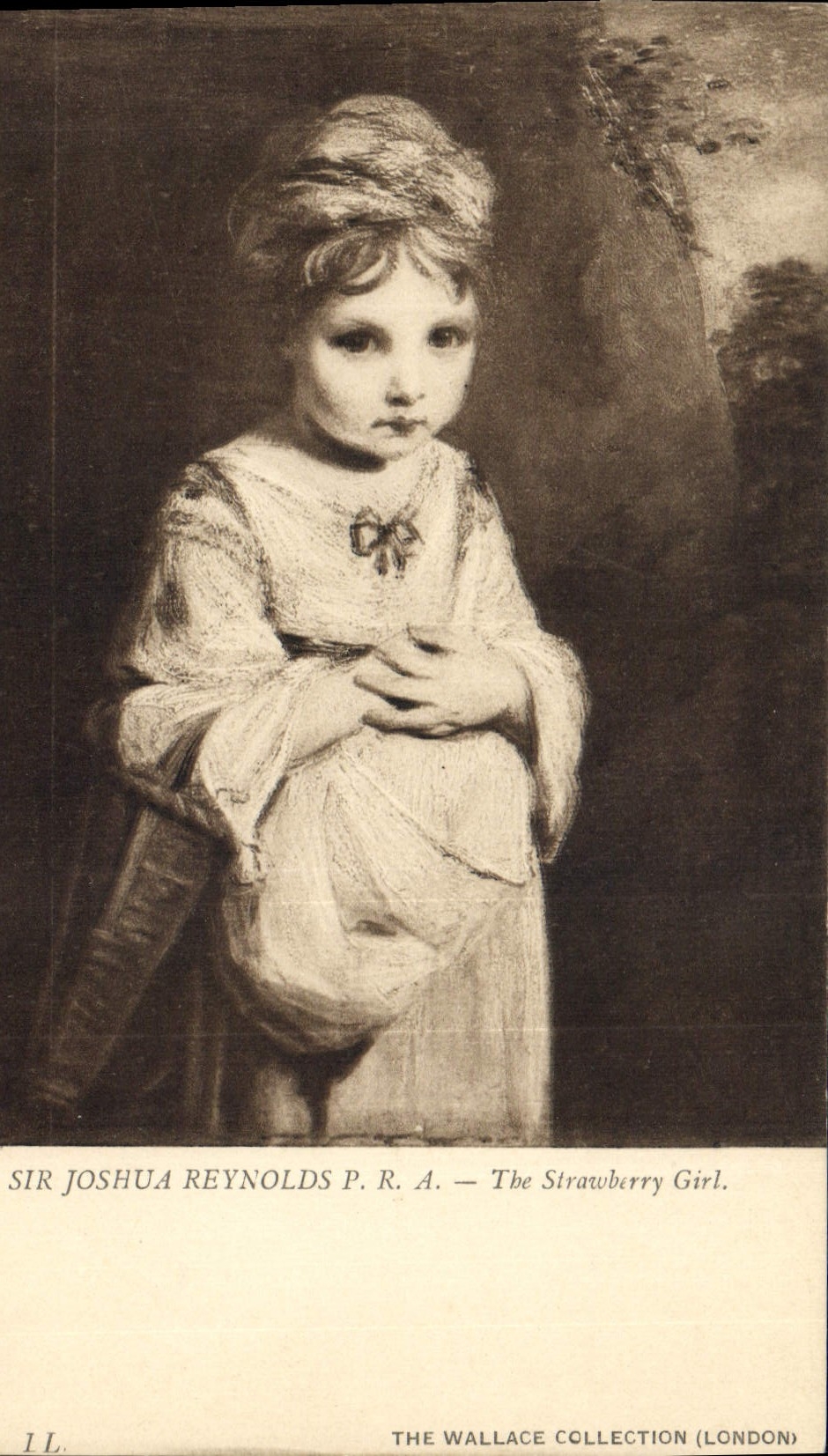 CPA Sir Joshua Reynolds The strawberry Girl The Wallace Collection London 