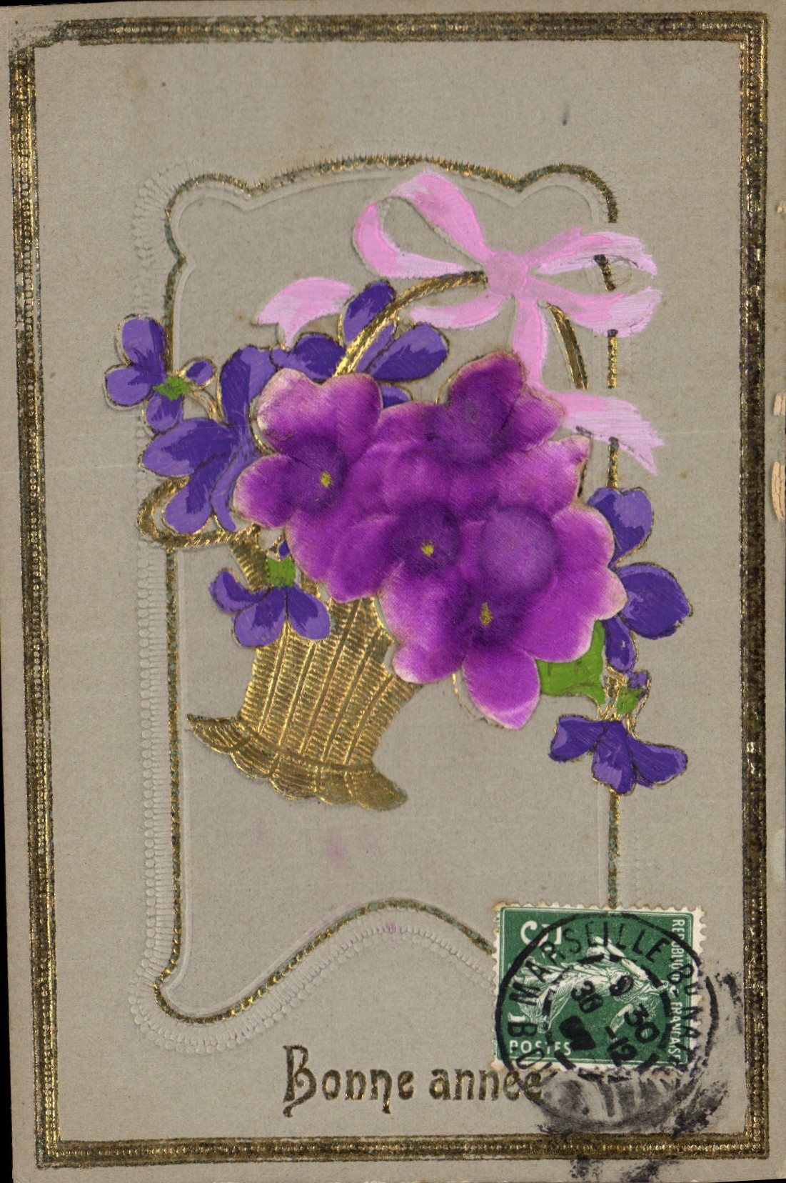 CPA Fantaisie Fleurs 