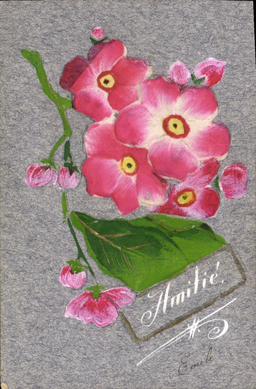 CPA Fantaisie Fleurs 