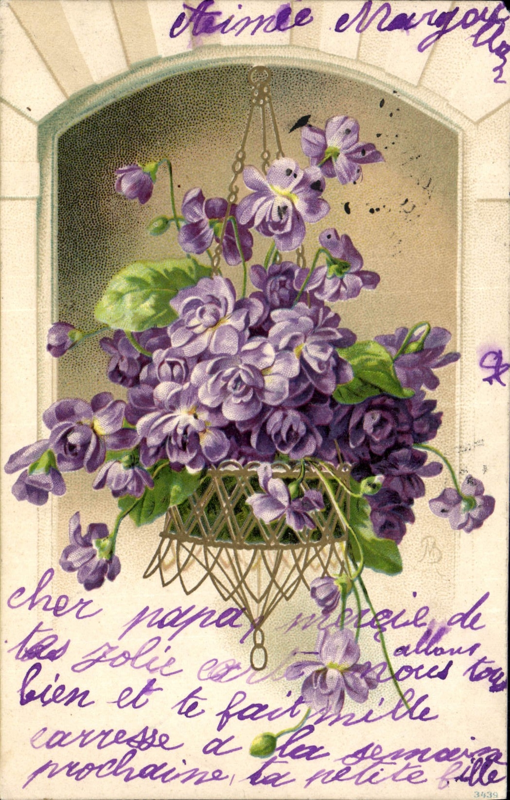 CPA Fantaisie Fleurs 