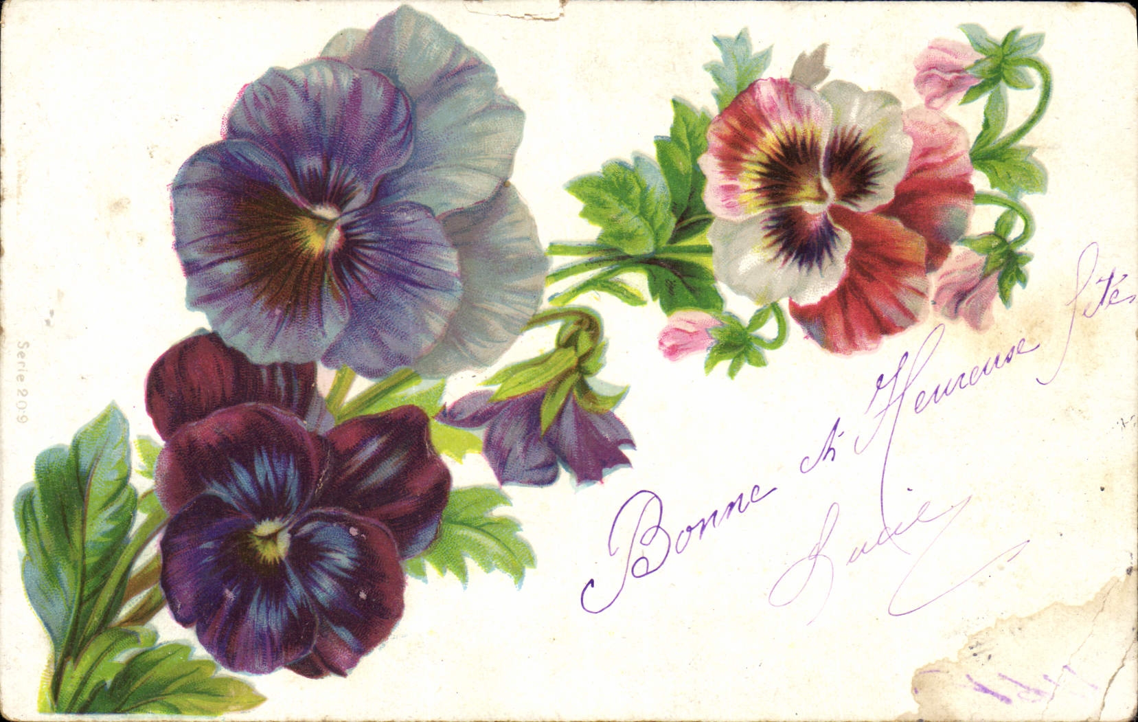 CPA Fantaisie Fleurs 