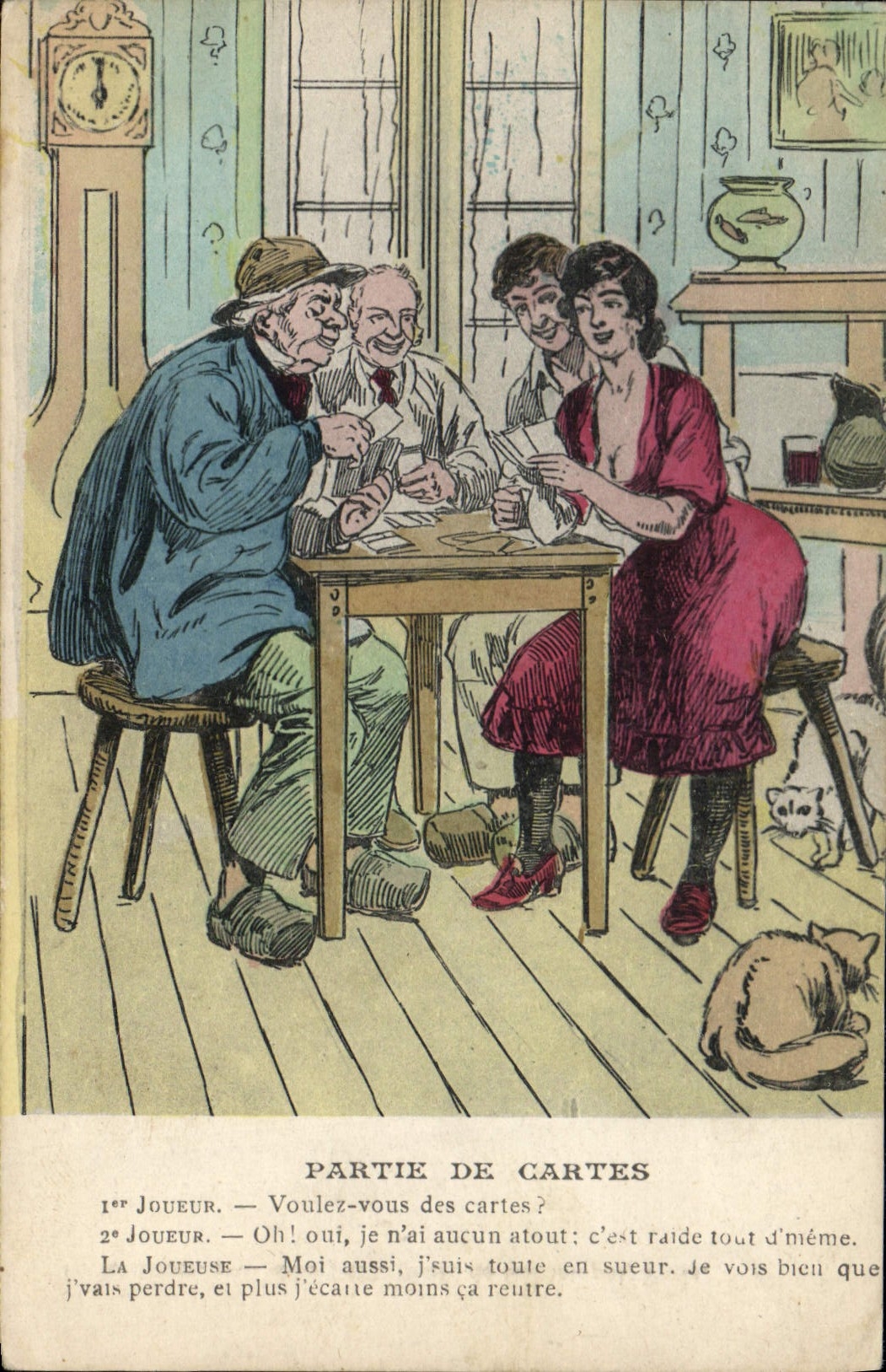 Vintage Postcard Started from Charts