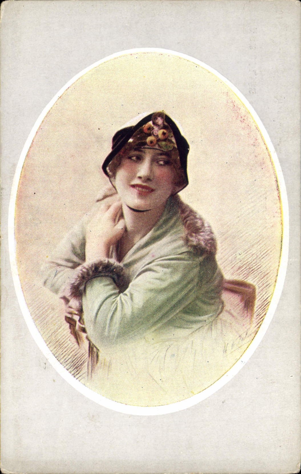 CPA Fantaisie Illustrateur Femme