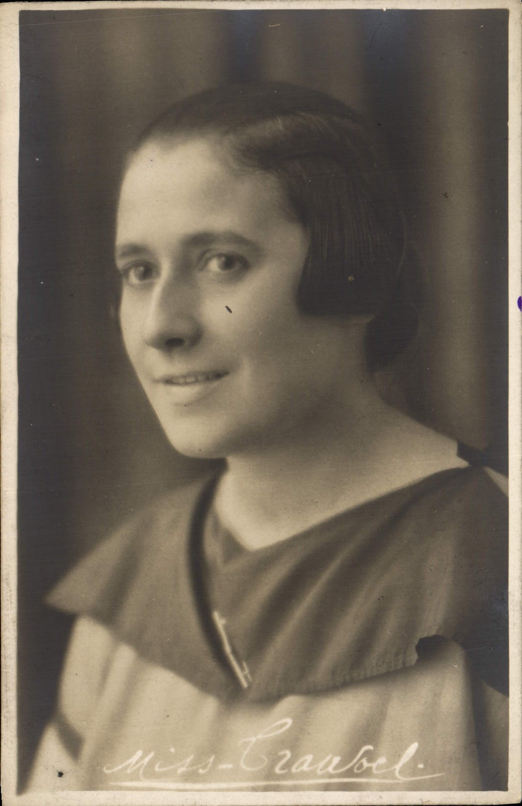 Vintage Postcard Traubel Miss