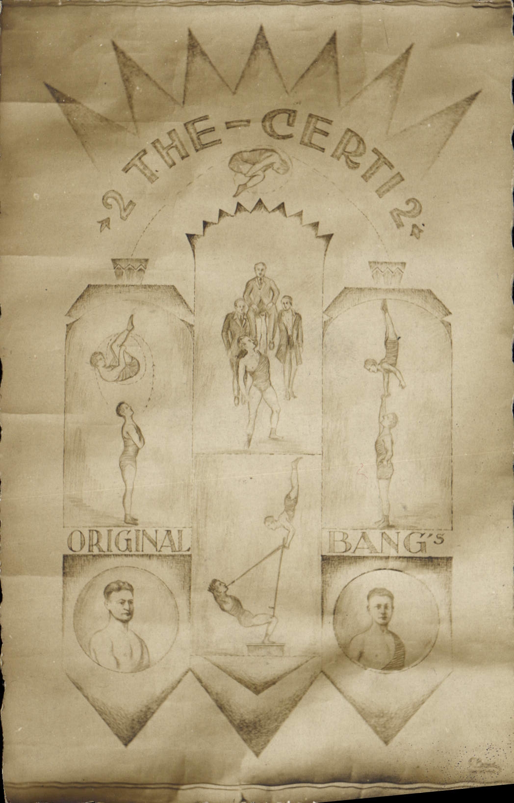 Vintage Postcard The Certi Original Band