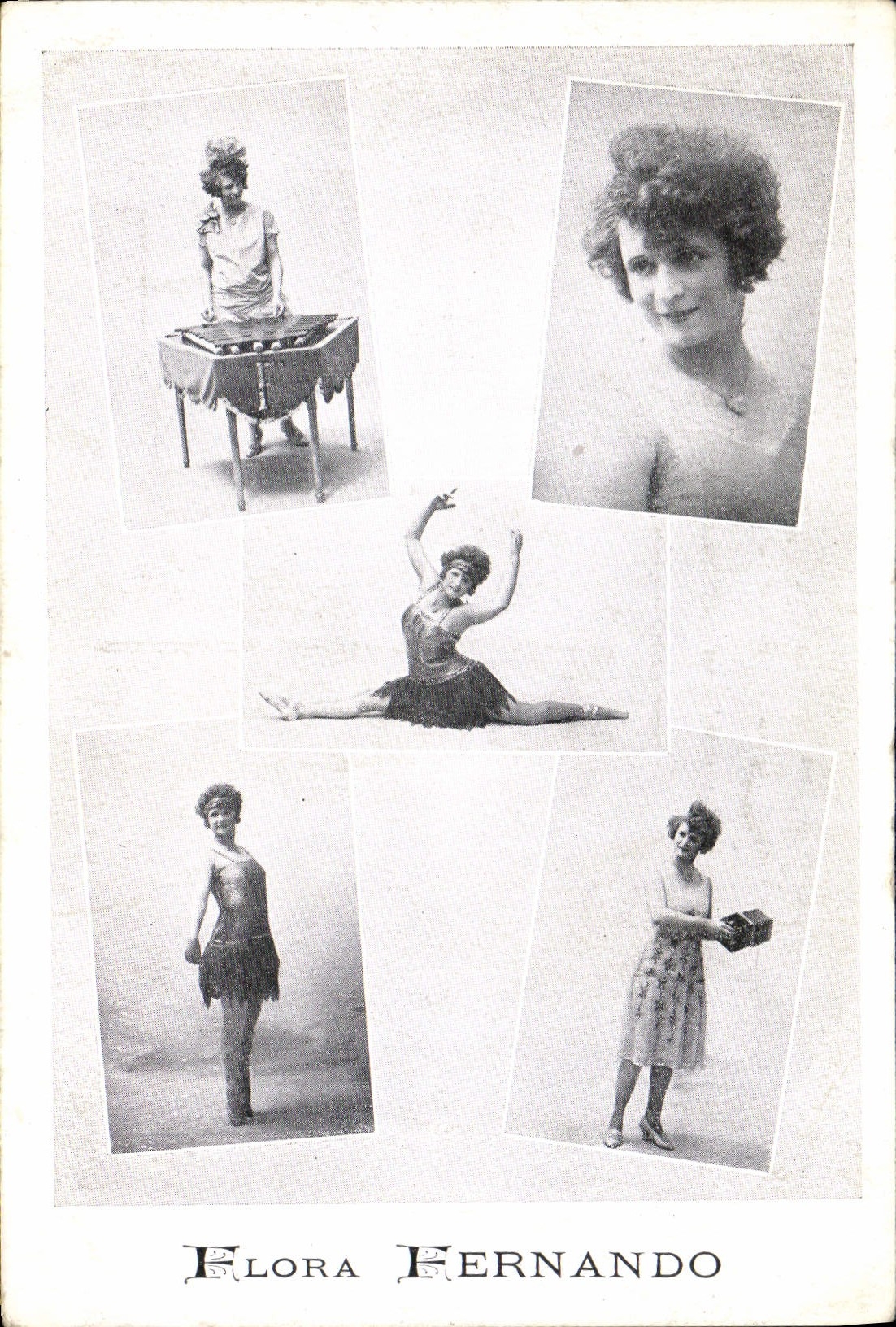 Vintage Postcard Flora Fernando