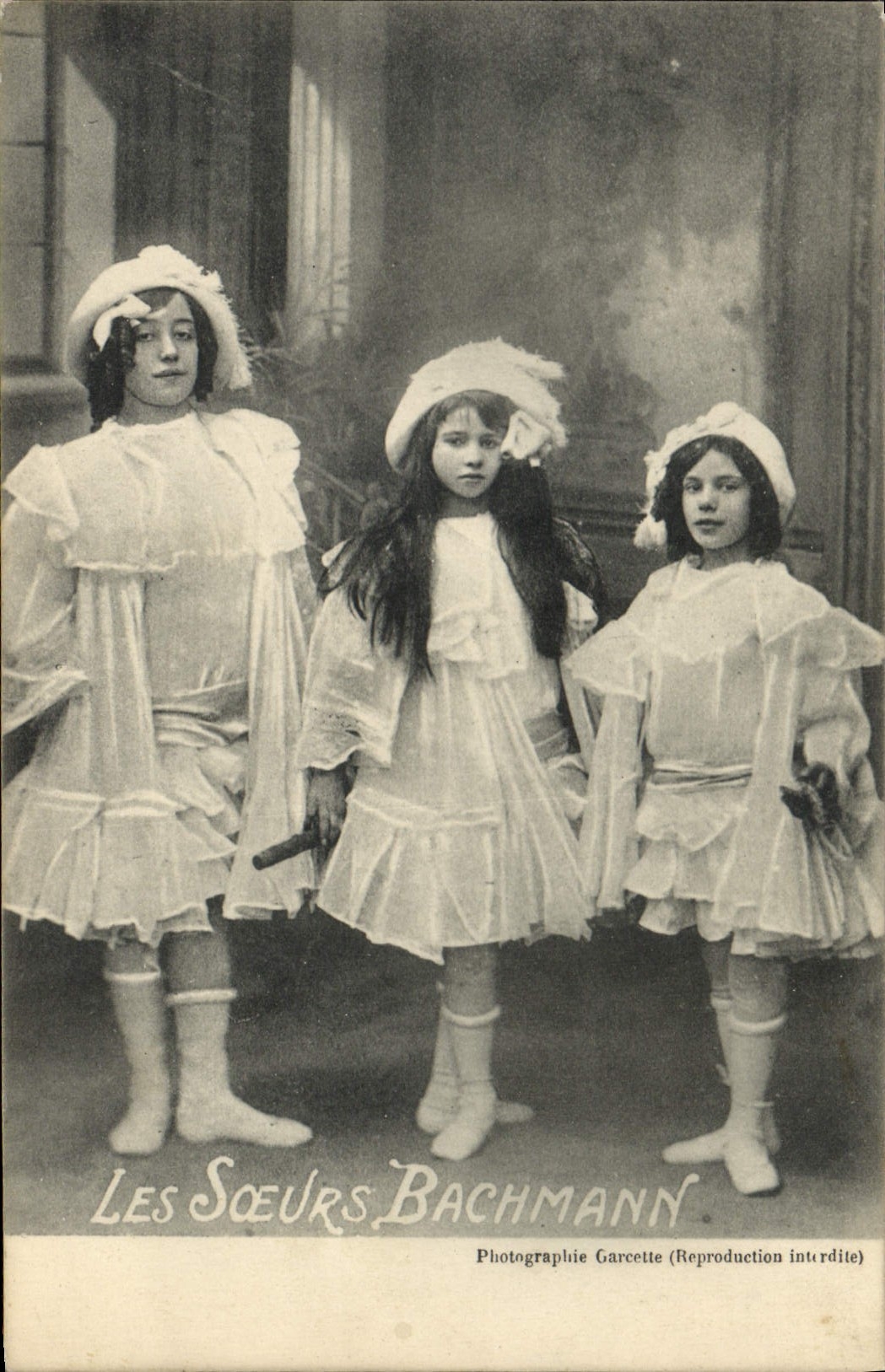 Vintage Postcard the Bachmann sisters