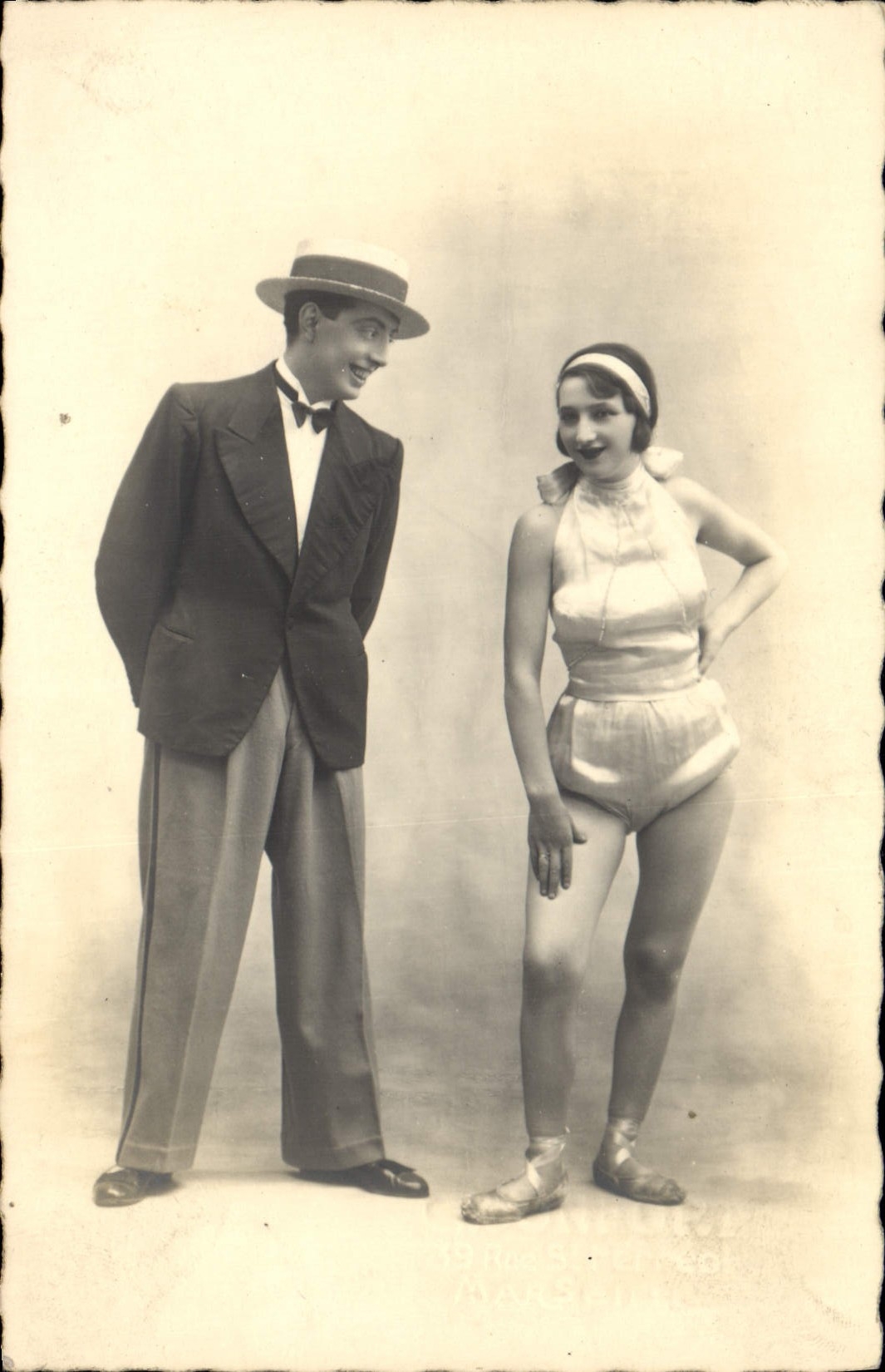 Vintage Postcard Artist whimsical Melrac Singer Miss Engel