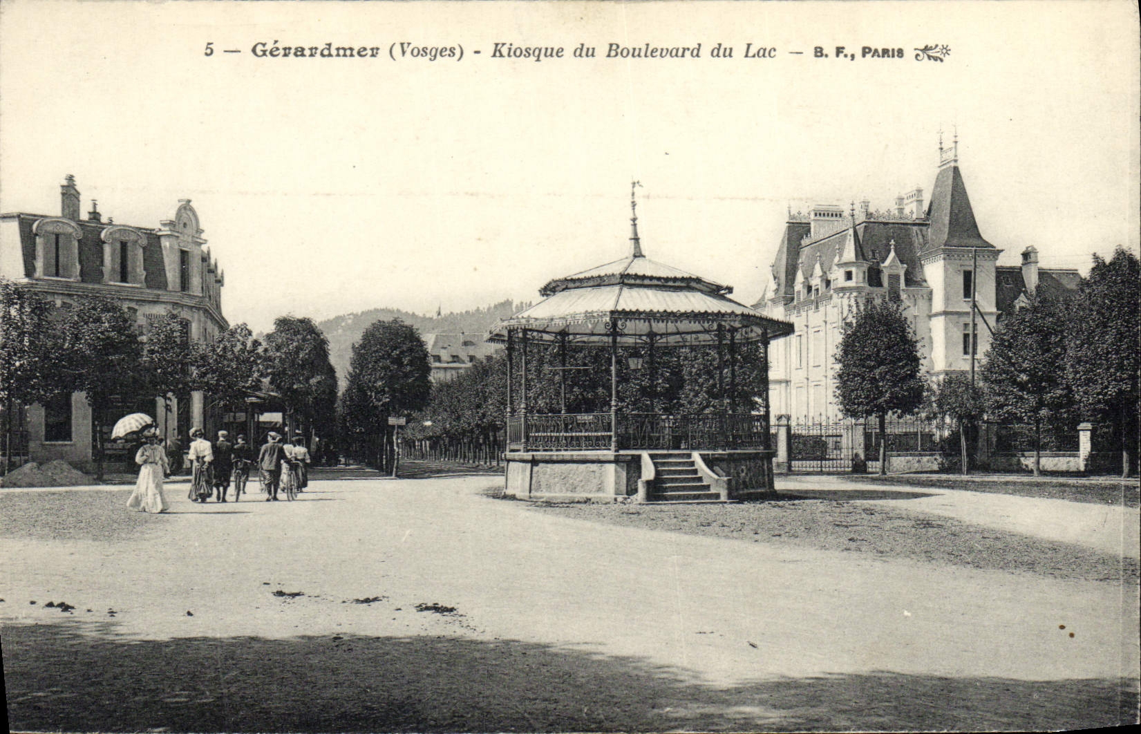 CPA Kiosque du boulevard du Lac Gerardmer