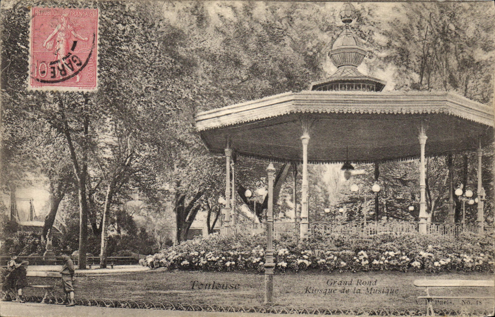 CPA Kiosque de la musique Grand Rond Toulouse