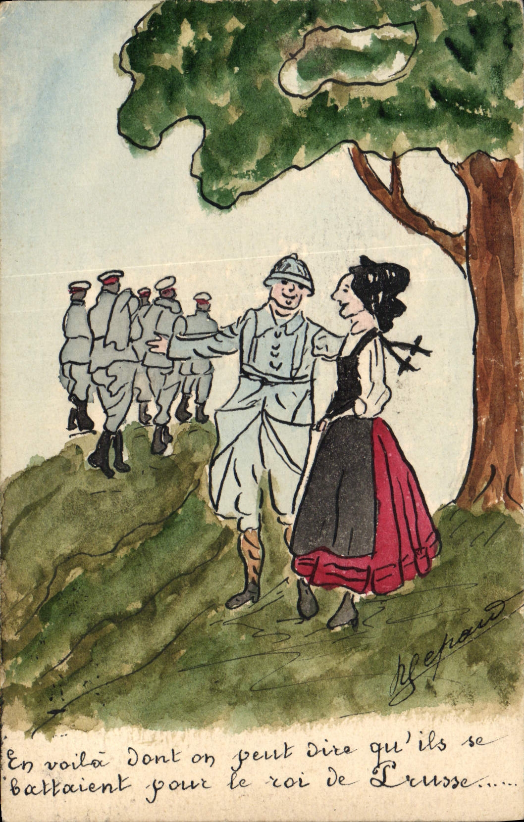 CPA Militaria Alsace 