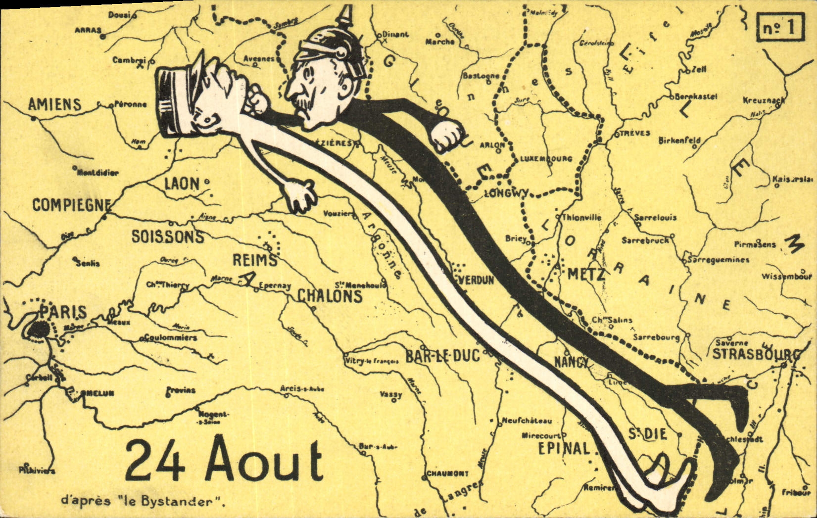 CPA Militaria 24 Aout 