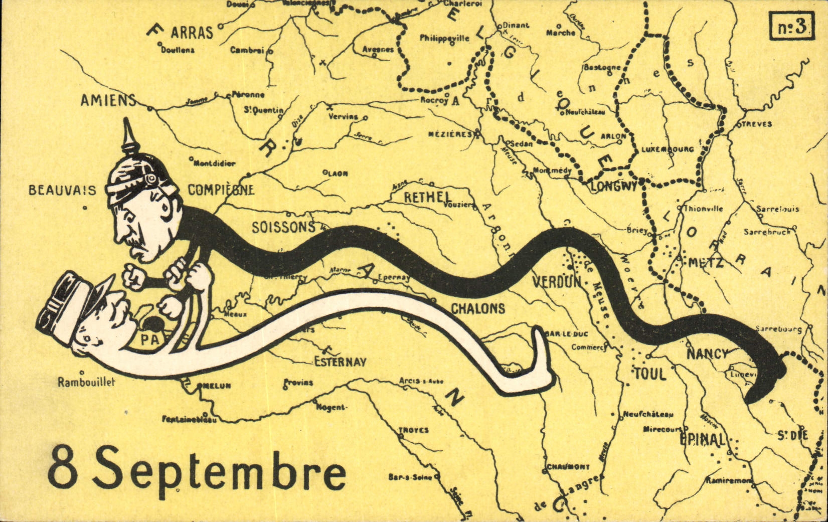 CPA Militaria 8 Septembre 