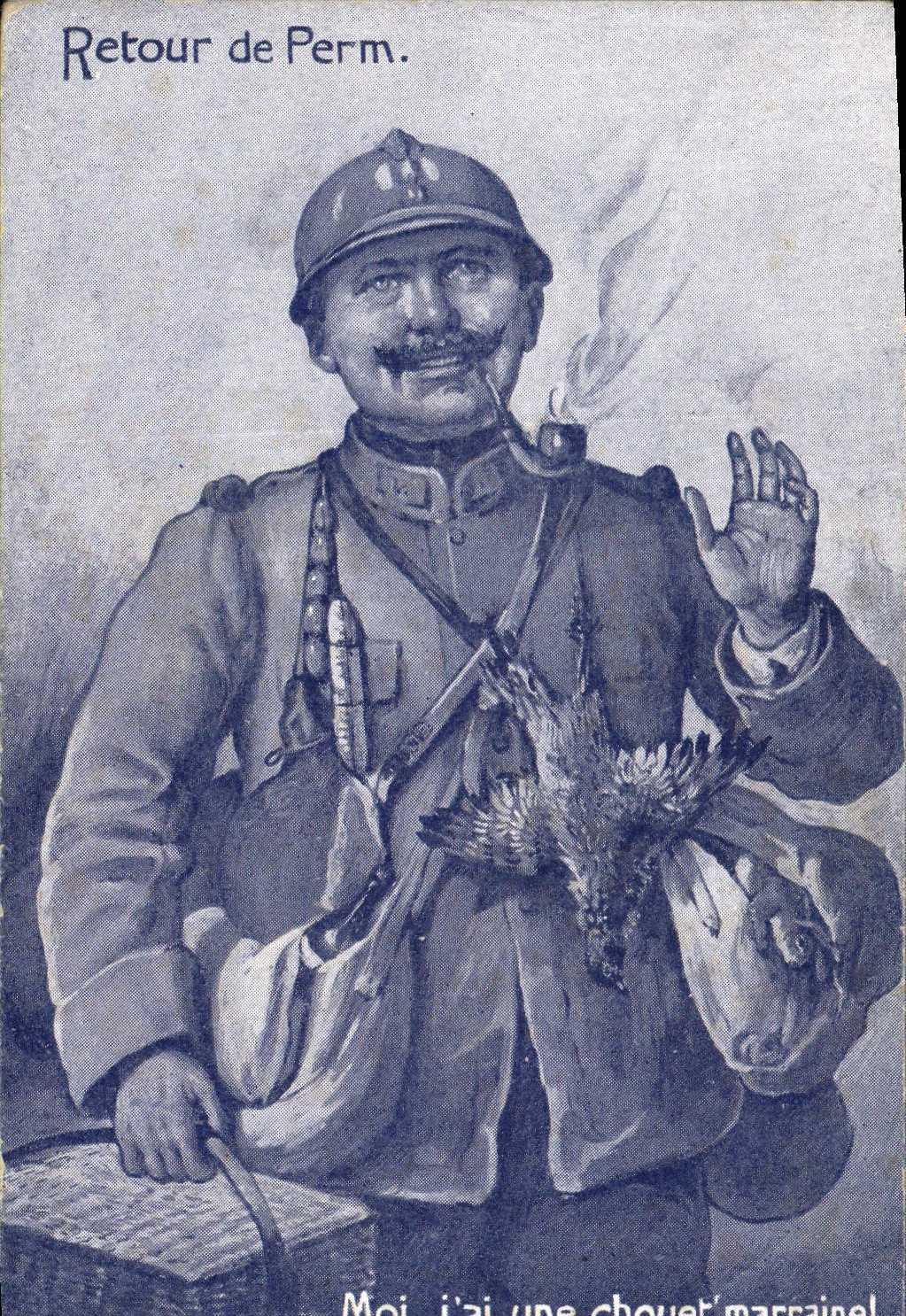 Postal Militaria Vuelta de Perm